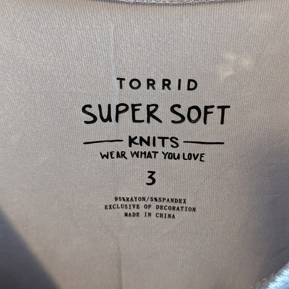 Torrid Dolman Super Soft Long Sleeve Tee - Picture 5 of 7